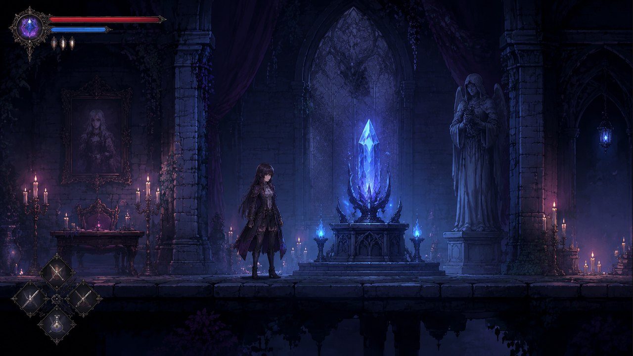 哥特少女勇闯恶魔城2 恶魔城探索 预览图 2