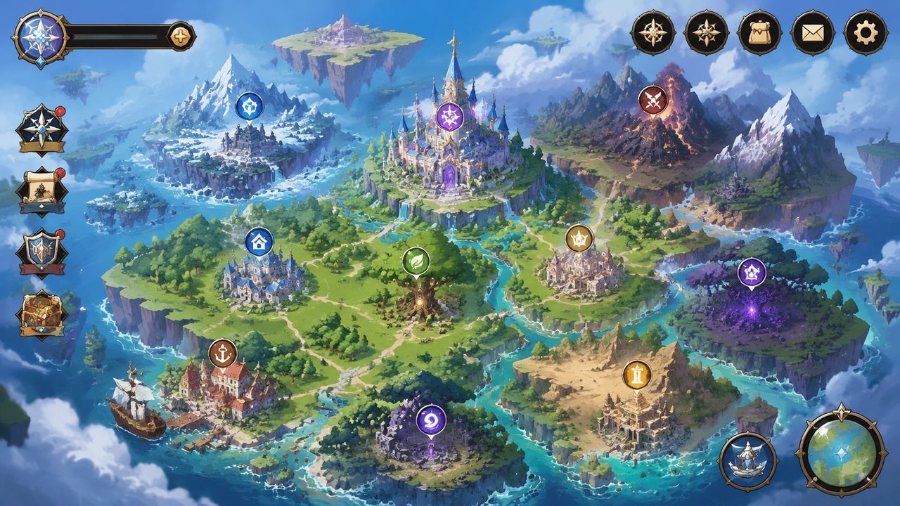 魔法师露娜 地图探索 展示图 1