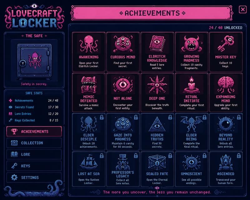 Lovecraft Locker 资源内容 玩法截图 5