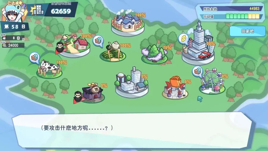 怠惰的怪兽公主不想工作 中文界面 场景图