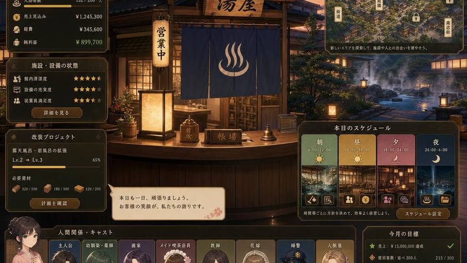 背德浴场 互动养成 资料图 6
