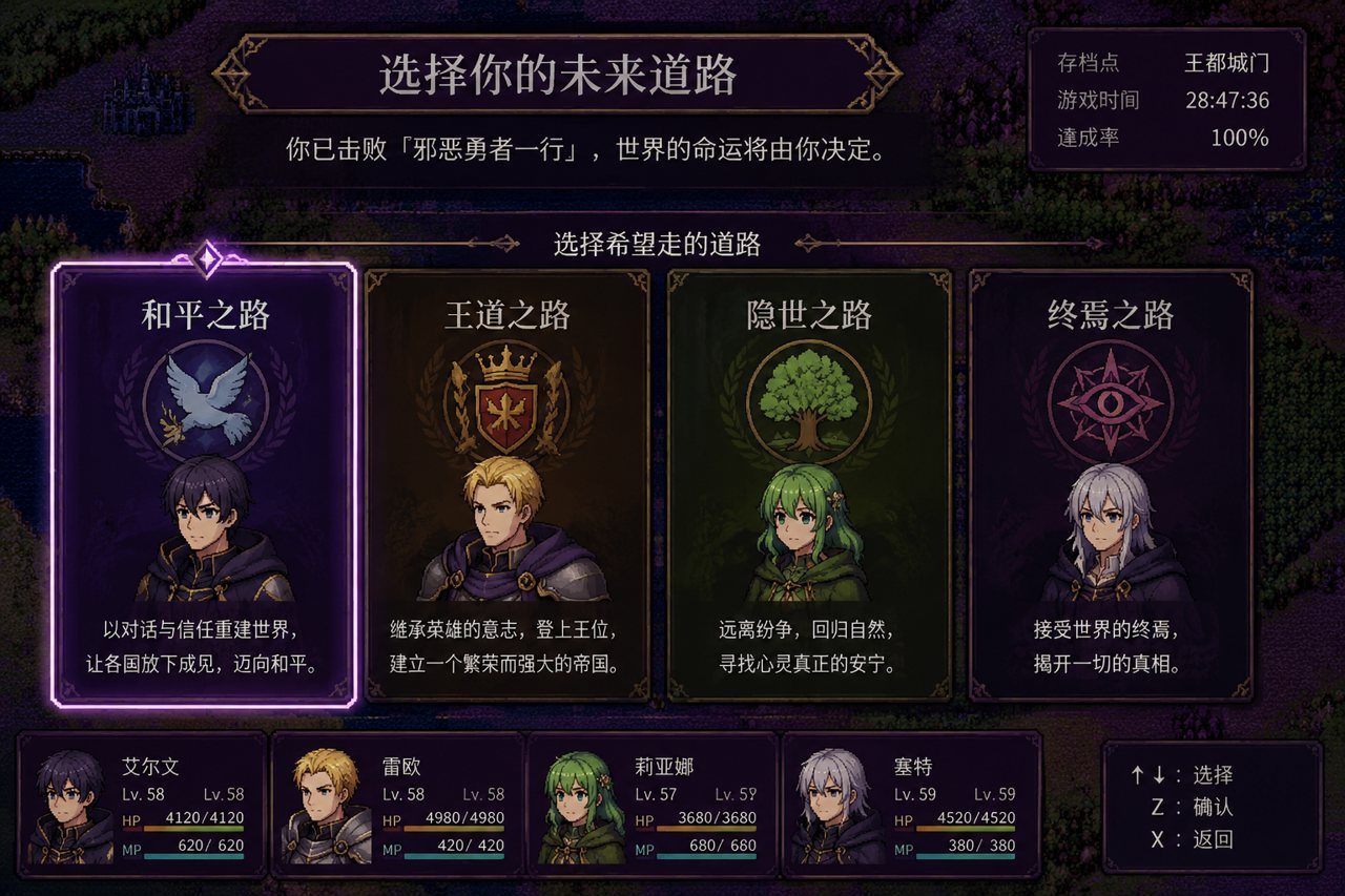 邪恶勇者一行 剧情互动 资料图