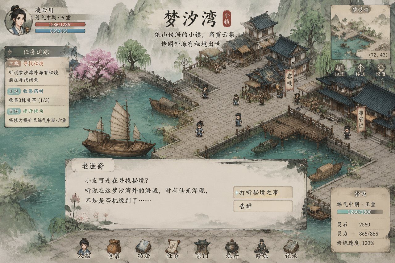 谪仙索欢录 角色路线 画面