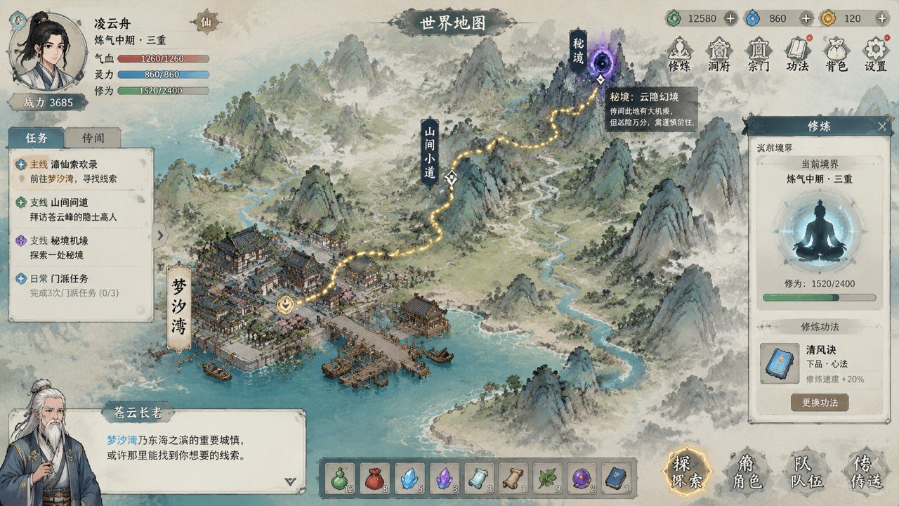 谪仙索欢录 地图探索 详情图 2