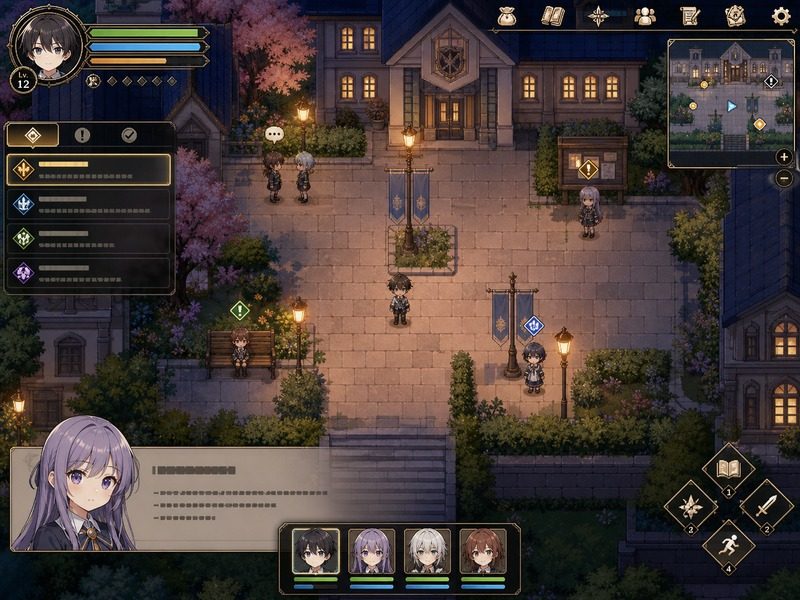 终末的自我主义Ver1 学院RPG 演示图 3