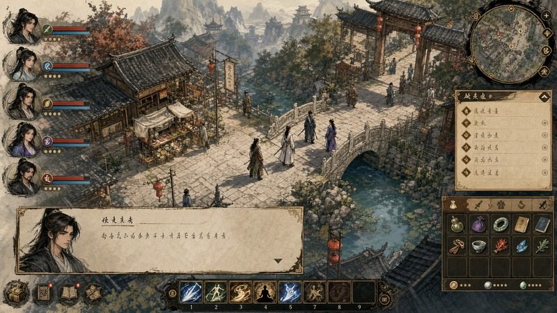 金庸群侠传5爱与死仙狐MOD六周年 探索场景 演示图 8