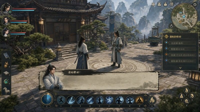 金庸群侠传5爱与死仙狐MOD六周年 武侠RPG 场景图 1