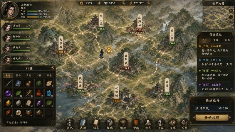 金庸群侠传5爱与死仙狐MOD六周年 支线内容 演示图 6