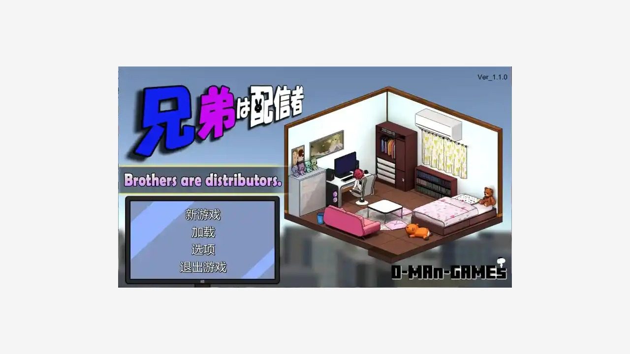 主播兄弟NTR二人 指令式SLG 页面配图 1